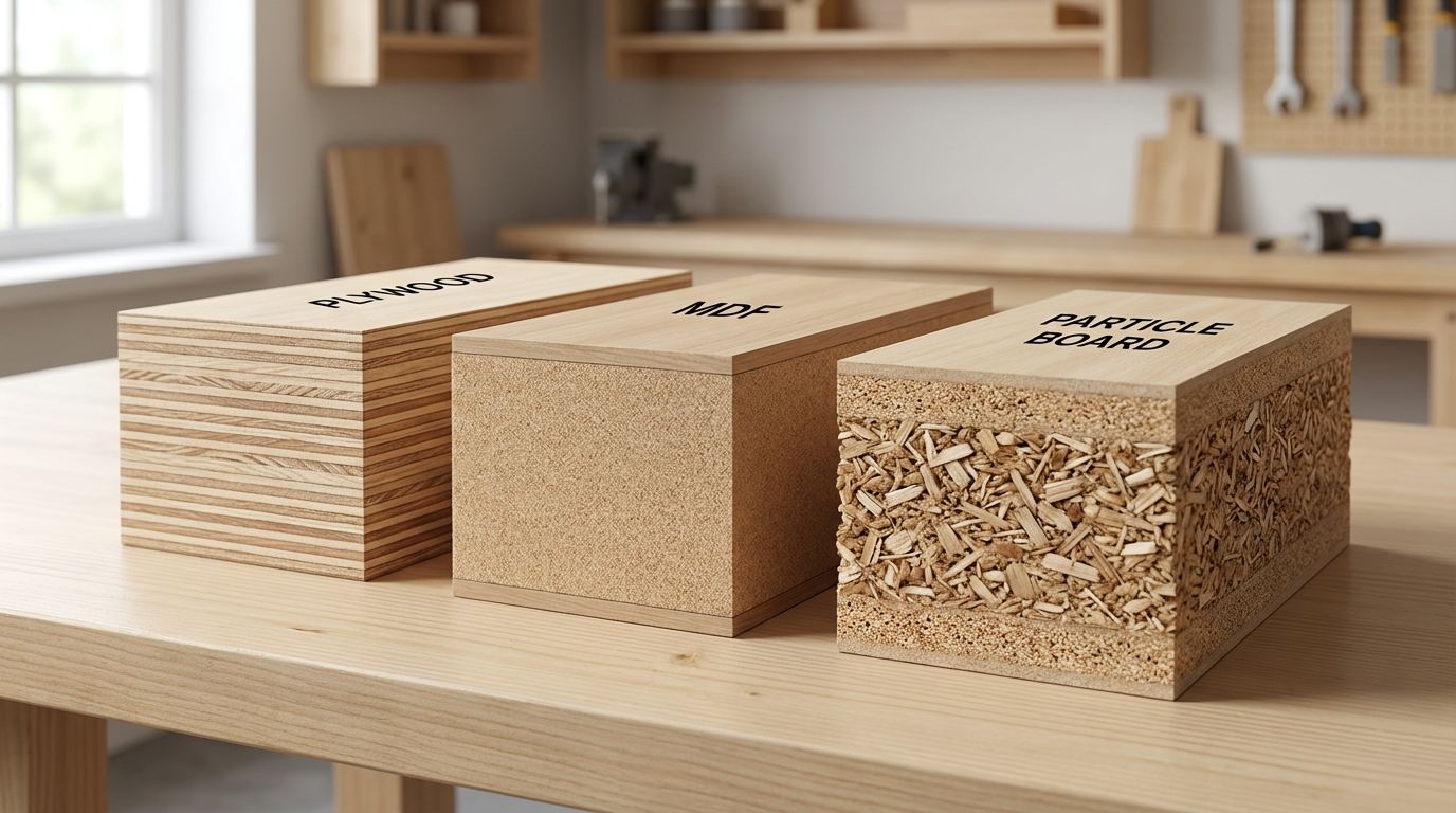 MDF vs Plywood vs Particle Board: Which Material Is Best for Furniture?