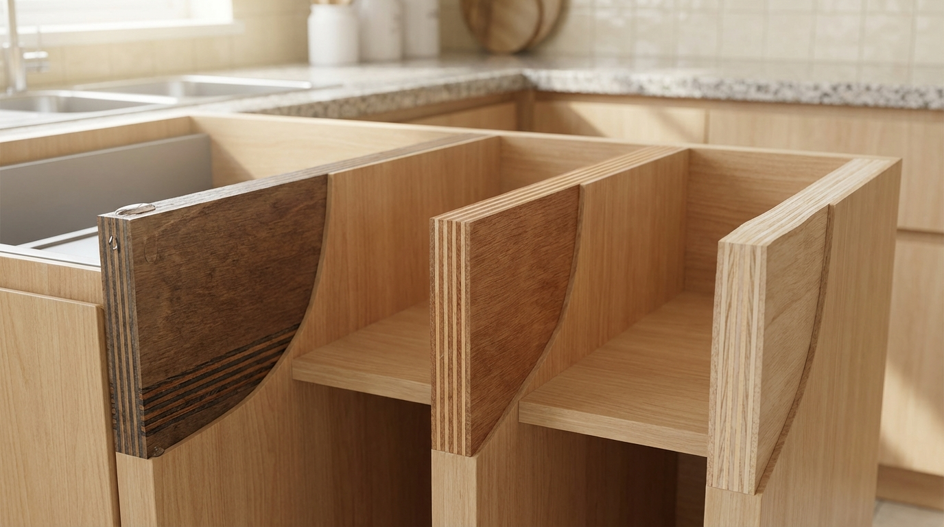 Plywood for Kitchen Cabinets: BWP vs BWR vs MR Guide