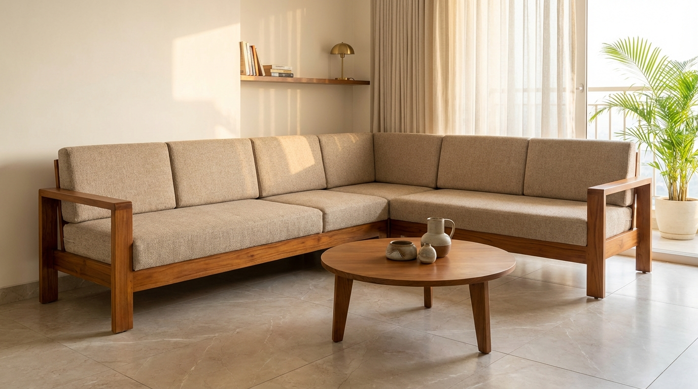 Sofa Set Design Ideas: 40+ Modern, L-Shaped & Wooden Sofa Designs for Living Room