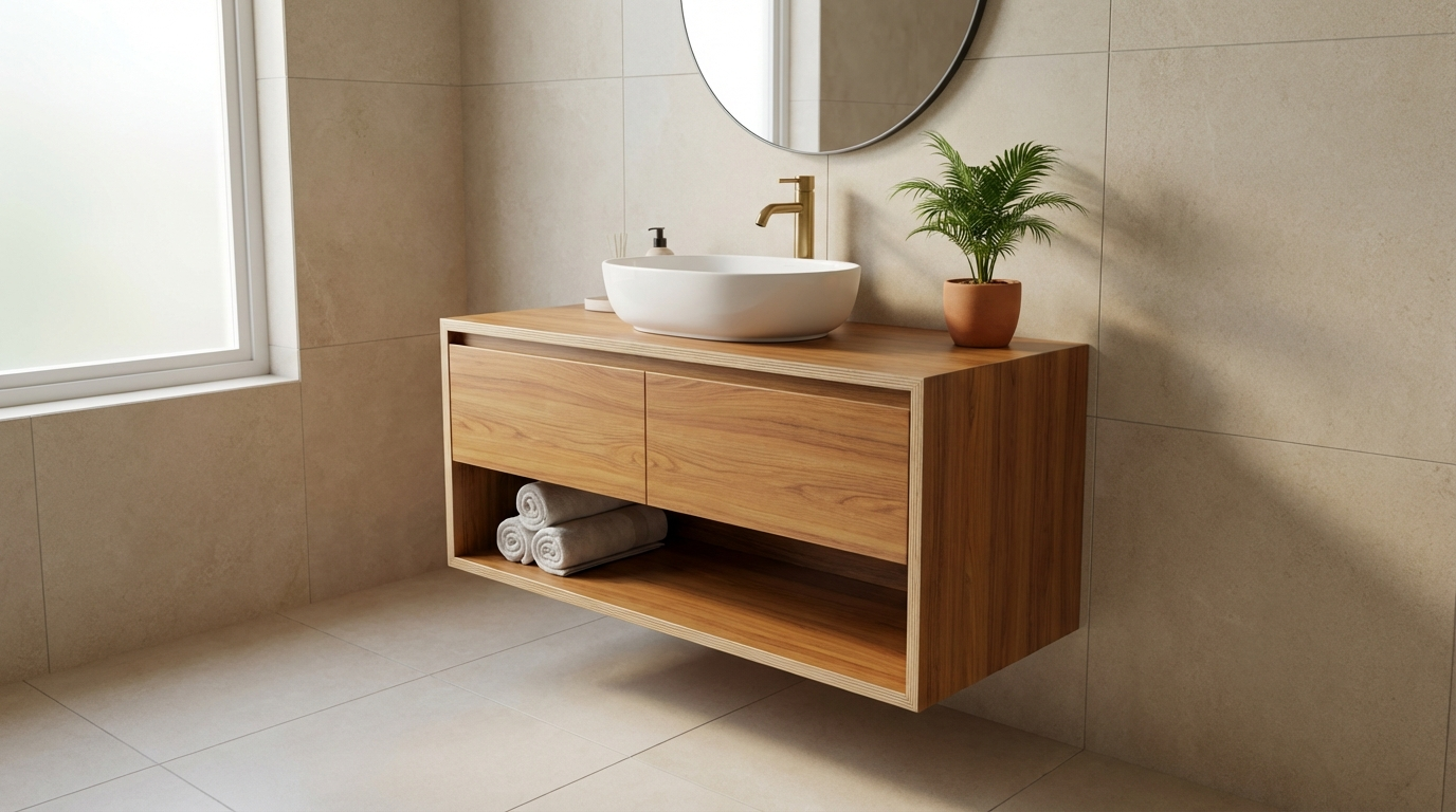 Wash Basin Cabinet Design: 25+ Modern Vanity Ideas with Storage for Indian Bathrooms
